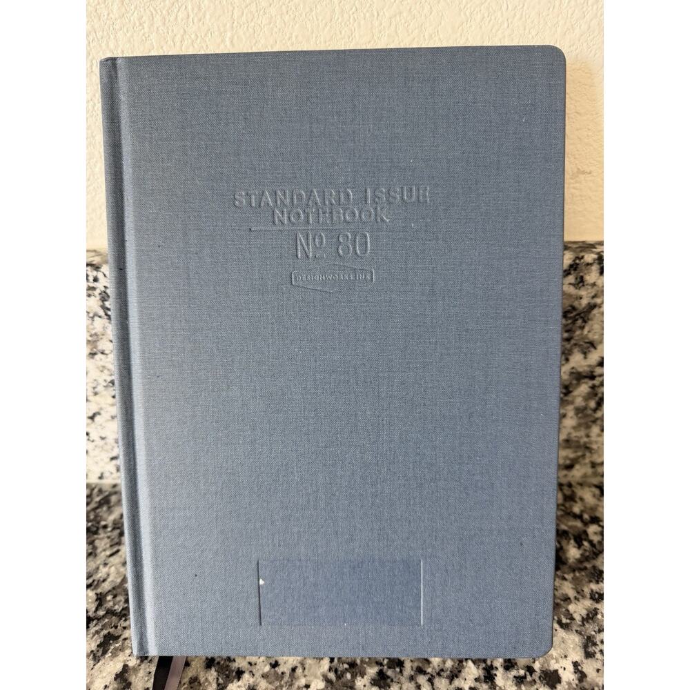 DesignWorks Ink Standard Issue Notebook No 80 200 Lined Pages 7.5”x10.25”